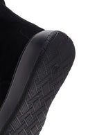 Men's Black Suede Leather Casual Boots | Derimod Men's Black Suede Leather Casual Boots | Derimod