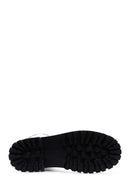 Women's Black Laptop Thick Soled Zippered Casual Boots | Derimod Women's Black Laptop Thick Soled Zippered Casual Boots | Derimod