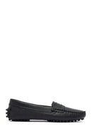 Kadın Siyah Deri Loafer | Derimod Kadın Siyah Deri Loafer | Derimod