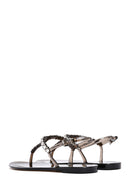 Women's Black Jelly Sandals with Stones | Derimod Women's Black Jelly Sandals with Stones | Derimod