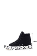 Women's Black High Top Sneaker | Derimod Women's Black High Top Sneaker | Derimod
