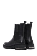 Women's Black Leather Chelsea Boot | Derimod Women's Black Leather Chelsea Boot | Derimod