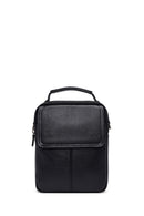 Male Black Long Strap Leather Handbag | Derimod Male Black Long Strap Leather Handbag | Derimod