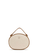 Women Beige Fabric Casual Crossbody Bag | Derimod Women Beige Fabric Casual Crossbody Bag | Derimod