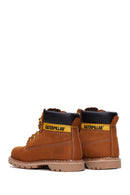 Caterpillar Men's Cinnamon Colorado Nubuck Leather Boots | Derimod Caterpillar Men's Cinnamon Colorado Nubuck Leather Boots | Derimod