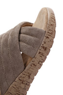 Women's Mink Suede Comfort Slippers | Derimod Women's Mink Suede Comfort Slippers | Derimod