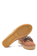 Women's Tan Stone Straw Sole Espadrille | Derimod Women's Tan Stone Straw Sole Espadrille | Derimod