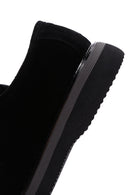 Men's Black Suede Leather Casual Shoes | Derimod Men's Black Suede Leather Casual Shoes | Derimod