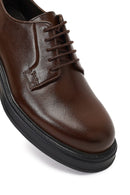 Men's Brown Lace-Up Leather Casual Shoes | Derimod Men's Brown Lace-Up Leather Casual Shoes | Derimod