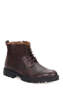 Men's Zippered Leather Boots | Derimod Men's Zippered Leather Boots | Derimod