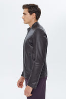 Atlanta Men's Brown Coat | Derimod Atlanta Men's Brown Coat | Derimod