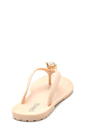 Women's Flip Flops with Stone Detail | Derimod Women's Flip Flops with Stone Detail | Derimod