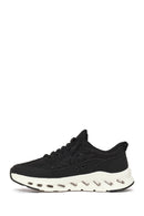 Kadın Siyah Bağcıklı Kalın Tabanlı Sneaker | Derimod Kadın Siyah Bağcıklı Kalın Tabanlı Sneaker | Derimod