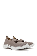 Derimod Zero Women's Mink Fabric Sneakers | Derimod Derimod Zero Women's Mink Fabric Sneakers | Derimod