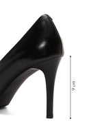 Kadın Siyah Deri Stiletto | Derimod Kadın Siyah Deri Stiletto | Derimod