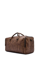 Men's Brown Long Strap Travel Bag | Derimod Men's Brown Long Strap Travel Bag | Derimod