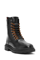Harley Davidson Erkek Siyah Thar Bağcıklı Deri Postal Bot | Derimod Harley Davidson Erkek Siyah Thar Bağcıklı Deri Postal Bot | Derimod