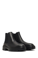 Men's Black Leather Chelsea Boot | Derimod Men's Black Leather Chelsea Boot | Derimod