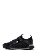 Men's Black Leather Casual Sneaker | Derimod Men's Black Leather Casual Sneaker | Derimod