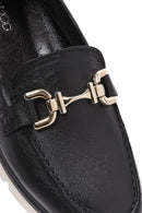 Kadın Siyah Toka Detaylı Comfort Loafer | Derimod Kadın Siyah Toka Detaylı Comfort Loafer | Derimod