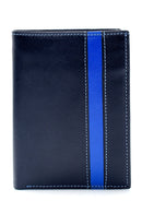 Men's Navy Blue Leather Wallet | Derimod Men's Navy Blue Leather Wallet | Derimod