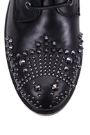 Women's Studded Leather Boots with Zipper Detail | Derimod Women's Studded Leather Boots with Zipper Detail | Derimod