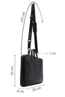 Men's Black Leather Briefcase | Derimod Men's Black Leather Briefcase | Derimod