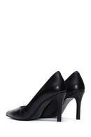 Women's Black Leather Stiletto | Derimod Women's Black Leather Stiletto | Derimod
