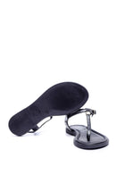 Women's Patent Leather Sandals | Derimod Women's Patent Leather Sandals | Derimod