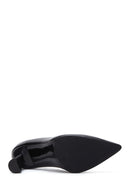 Women's Black Leather Heeled Shoes | Derimod Women's Black Leather Heeled Shoes | Derimod