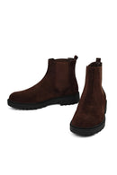 Male Brown Suede Chelsea Boots | Derimod Male Brown Suede Chelsea Boots | Derimod