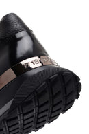 Erkek Siyah Deri Casual Sneaker | Derimod Erkek Siyah Deri Casual Sneaker | Derimod