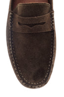 Erkek Yeşil Süet Deri Loafer | Derimod Erkek Yeşil Süet Deri Loafer | Derimod