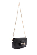 Women's Black Long Chain Strap Shoulder Bag | Derimod Women's Black Long Chain Strap Shoulder Bag | Derimod