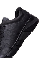 Erkek Siyah Deri Casual Sneaker | Derimod Erkek Siyah Deri Casual Sneaker | Derimod