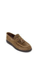 Male Tan Tasselled Suede Casual Loafer | Derimod Male Tan Tasselled Suede Casual Loafer | Derimod
