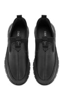 Erkek Siyah Deri Comfort Loafer | Derimod Erkek Siyah Deri Comfort Loafer | Derimod