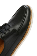Men's Black Leather Casual Shoes | Derimod Men's Black Leather Casual Shoes | Derimod