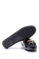 Women's Crocodile Patterned Patent Leather Loafer | Derimod Women's Crocodile Patterned Patent Leather Loafer | Derimod