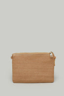 Beige Knitted Fabric Women's Portfolio | Derimod Beige Knitted Fabric Women's Portfolio | Derimod
