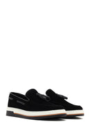 Men's Black Suede Leather Casual Loafer | Derimod Men's Black Suede Leather Casual Loafer | Derimod