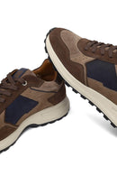 Erkek Kahverengi Bağcıklı Deri Sneaker | Derimod Erkek Kahverengi Bağcıklı Deri Sneaker | Derimod