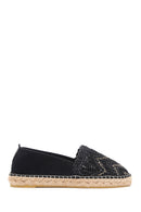Women's Black Espadrille | Derimod Women's Black Espadrille | Derimod