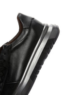 Erkek Siyah Deri Sneaker | Derimod Erkek Siyah Deri Sneaker | Derimod