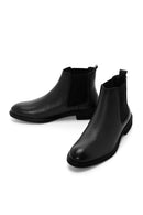 Men's Black Leather Chelsea Boots | Derimod Men's Black Leather Chelsea Boots | Derimod