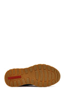 Erkek Lacivert Bağcıklı Deri Sneaker | Derimod Erkek Lacivert Bağcıklı Deri Sneaker | Derimod