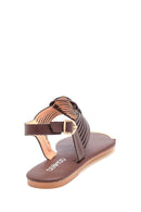 Women's Knitted Detailed Sandals | Derimod Women's Knitted Detailed Sandals | Derimod