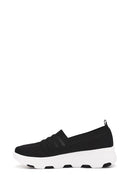 Derimod Zero Kadın Siyah Kumaş Casual Sneaker | Derimod Derimod Zero Kadın Siyah Kumaş Casual Sneaker | Derimod