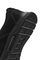 Erkek Siyah Bağcıklı Nubuk Deri Casual Sneaker | Derimod Erkek Siyah Bağcıklı Nubuk Deri Casual Sneaker | Derimod