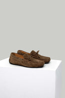 Suede Tan Men's Leather Loafer | Derimod Suede Tan Men's Leather Loafer | Derimod